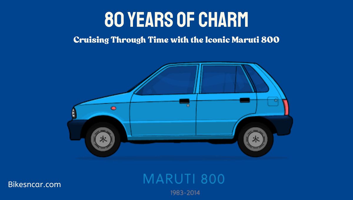 80 Years of Charm: Cruising Through Time with the Iconic Maruti 800 ...